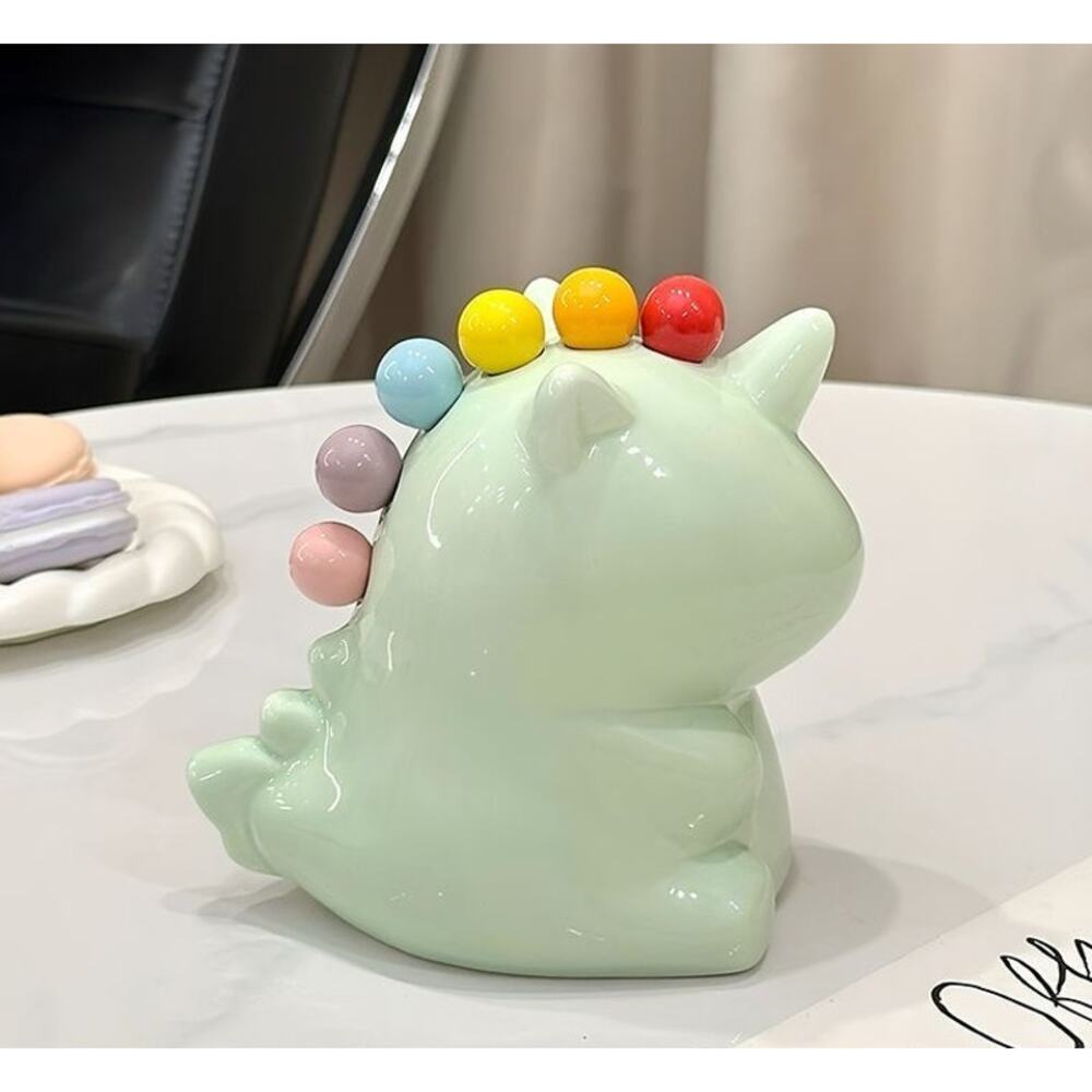 Colored Fruit Forks with Unicorn Storage Jar Dessert Fork Cute Toothpick Forks